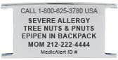 Child Titanium Medical ID Bracelet Pink, Pink, pemblem image number 0